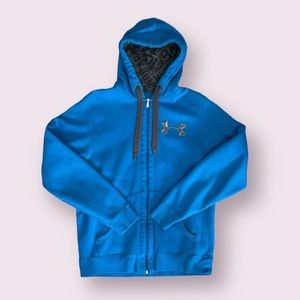 Under Armour Men’s Cold Gear Full-Zip Hoodie Size L - Blue